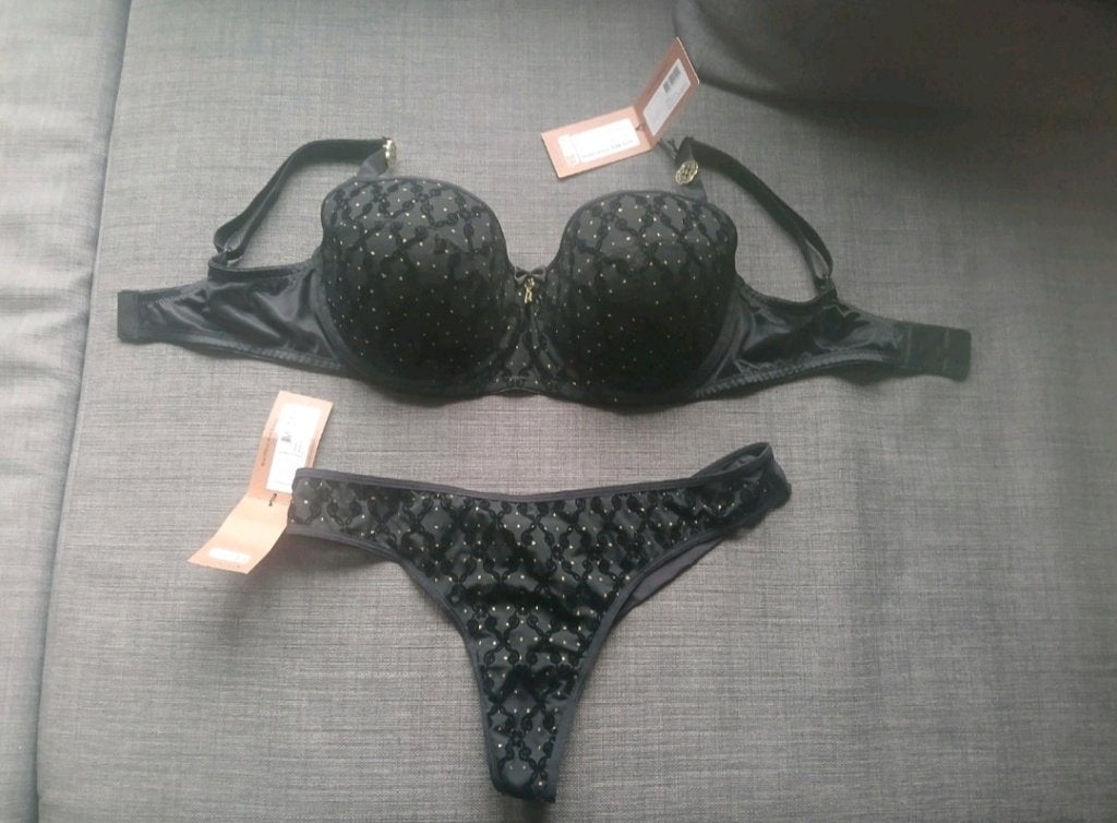 Marlies Dekkers Bra Calliope 75E Plunge Bra + thong L, Ophalen of Verzenden, BH