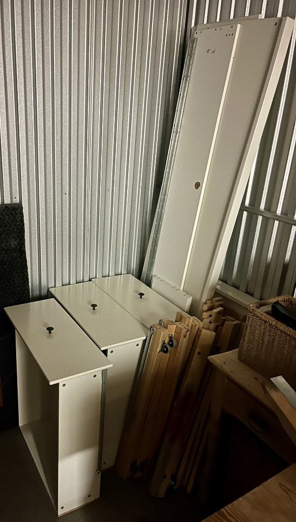 Ikea Hemnes Bedbank uitschuifbaar met 3 lades, Ophalen, Eenpersoons, Wit, 80 cm
