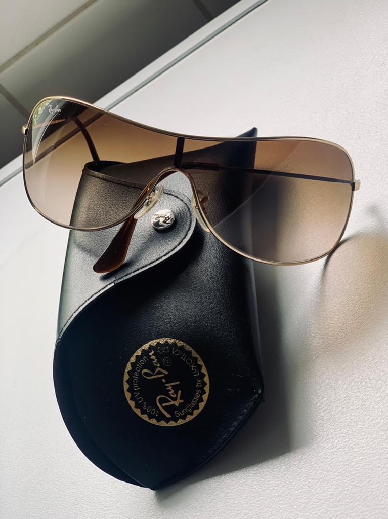 Ray-Ban RB3211 001/13 LARGE 3N, Sieraden, Tassen en Uiterlijk, Zonnebrillen en Brillen | Dames, Zo goed als nieuw, Zonnebril, Ray-Ban