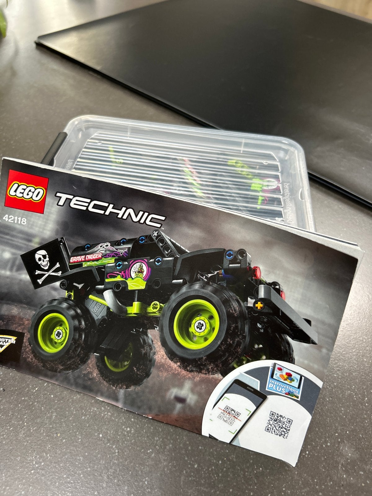 Lego Technic 42118 Monster Jam Grave Digger, Ophalen, Lego, Zo goed als nieuw, Complete set