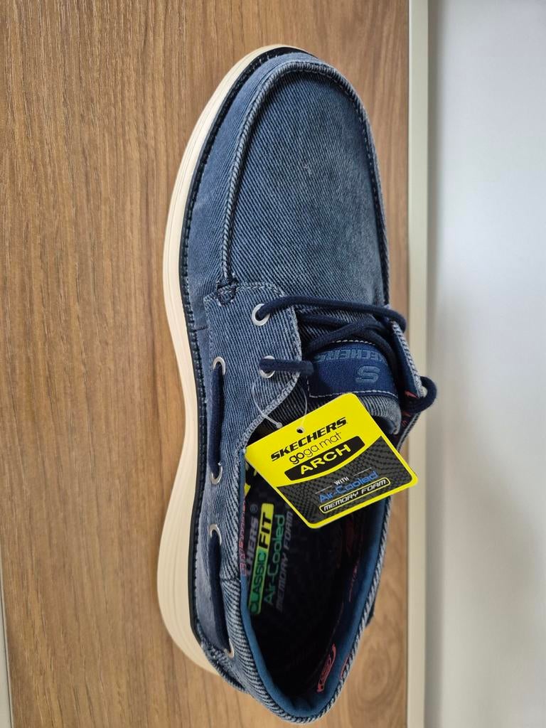 Skechers Go Walk Arch Fit instappers mt 43, Loafers, Blauw, Nieuw, Ophalen of Verzenden