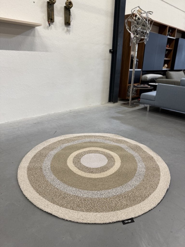 Nieuw Csrugs Circular Vloerkleed Wol Design Tapijt Rond D160