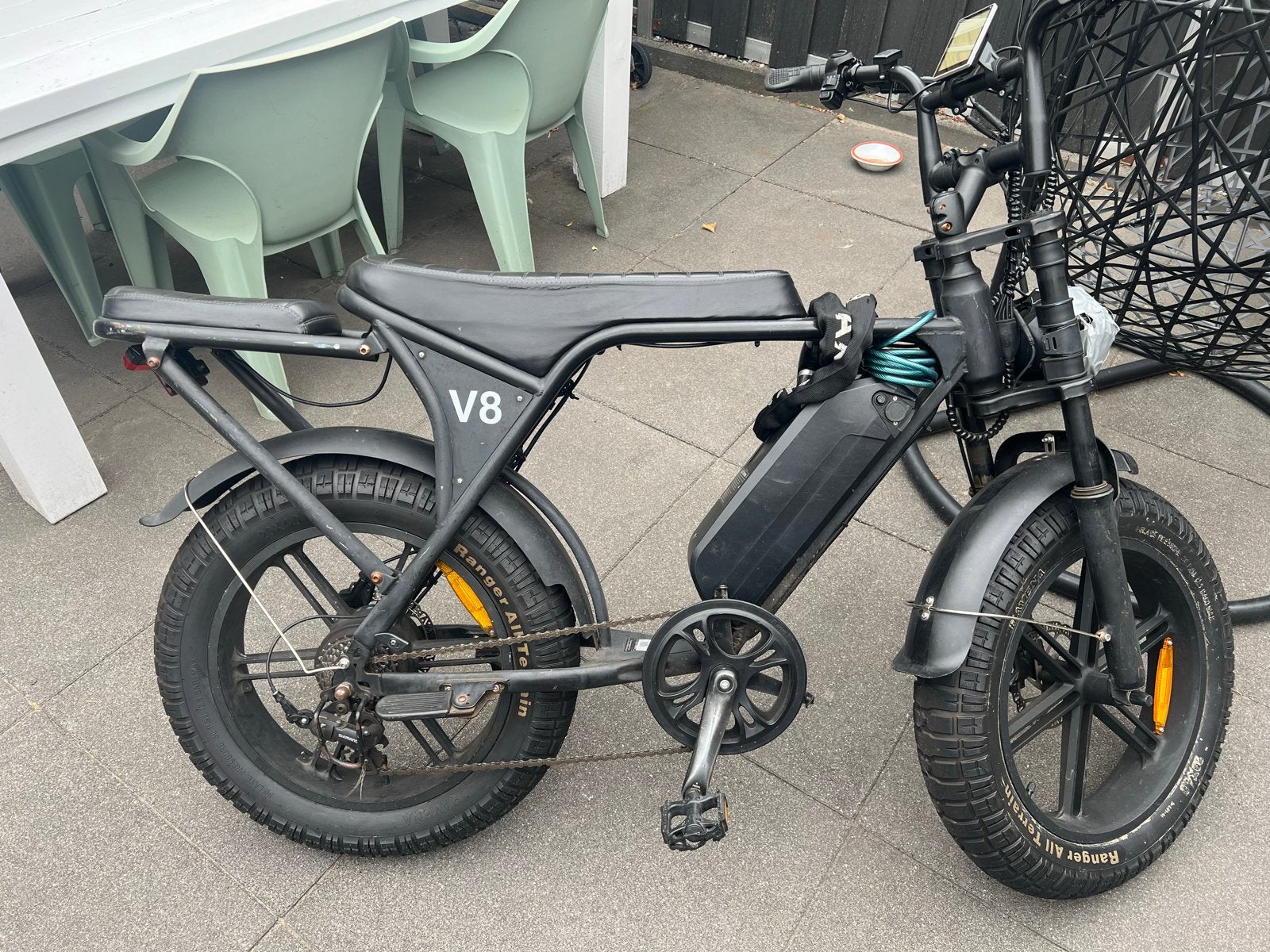 V8 Fatbike  voor nieuwe onderdelen, Fietsen en Brommers, Elektrische fietsen, Gebruikt, 51 tot 55 cm, 50 km per accu of meer, Ophalen