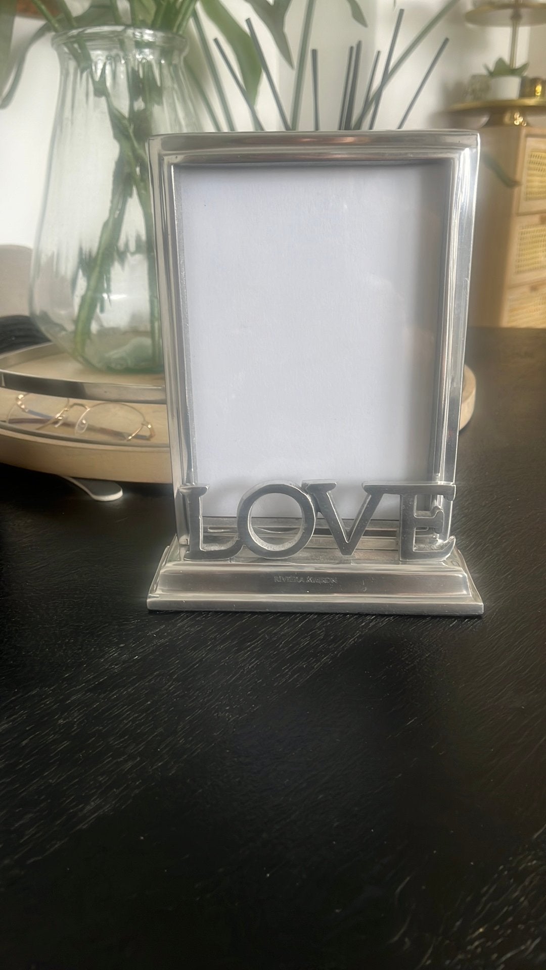 RIVIERA MAISON fotolijstje LOVE, Ophalen of Verzenden, Zo goed als nieuw, Zilver