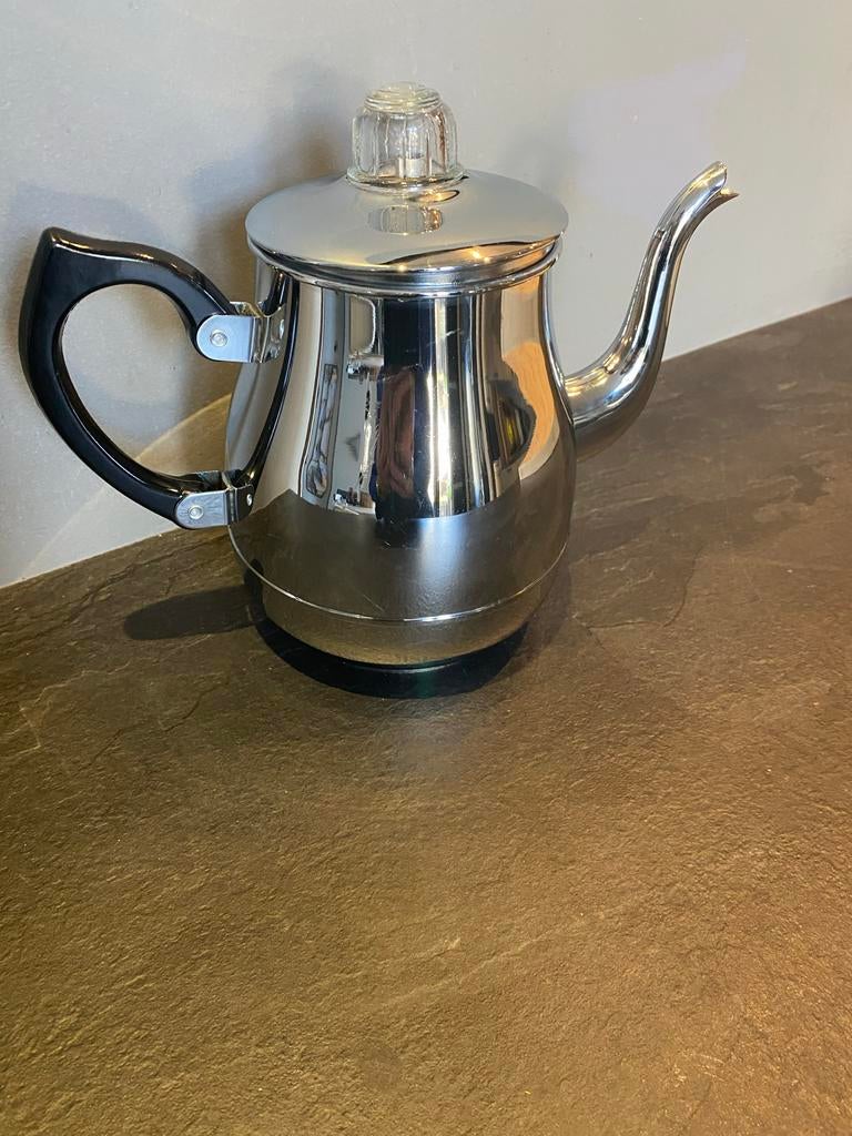 Vintage Bredemeyer Koffiepotje - Compleet en Glanzend, Gebruikt, Overige modellen, Gemalen koffie, Ophalen of Verzenden
