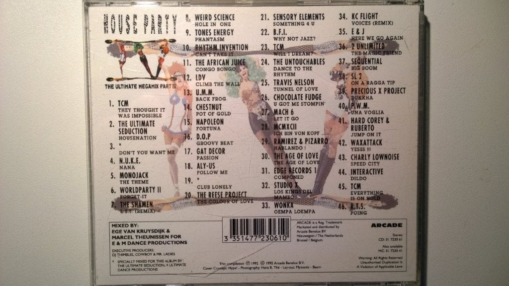 House Party IV (The Ultimate Megamix), Ophalen of Verzenden, Zo goed als nieuw