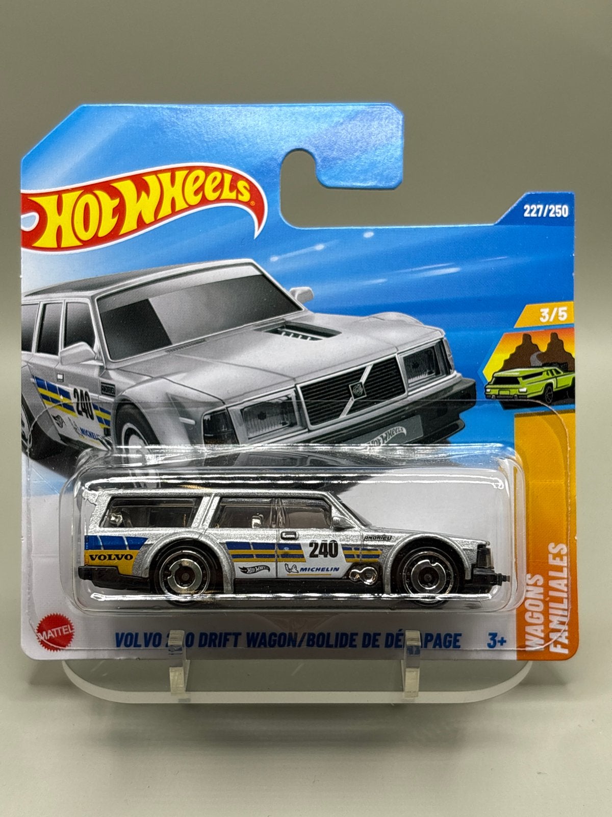 Hot Wheels 2025 Volvo Drift Wagon 227/250, Hobby en Vrije tijd, Modelauto's | Overige schalen, Auto, Nieuw, Ophalen of Verzenden