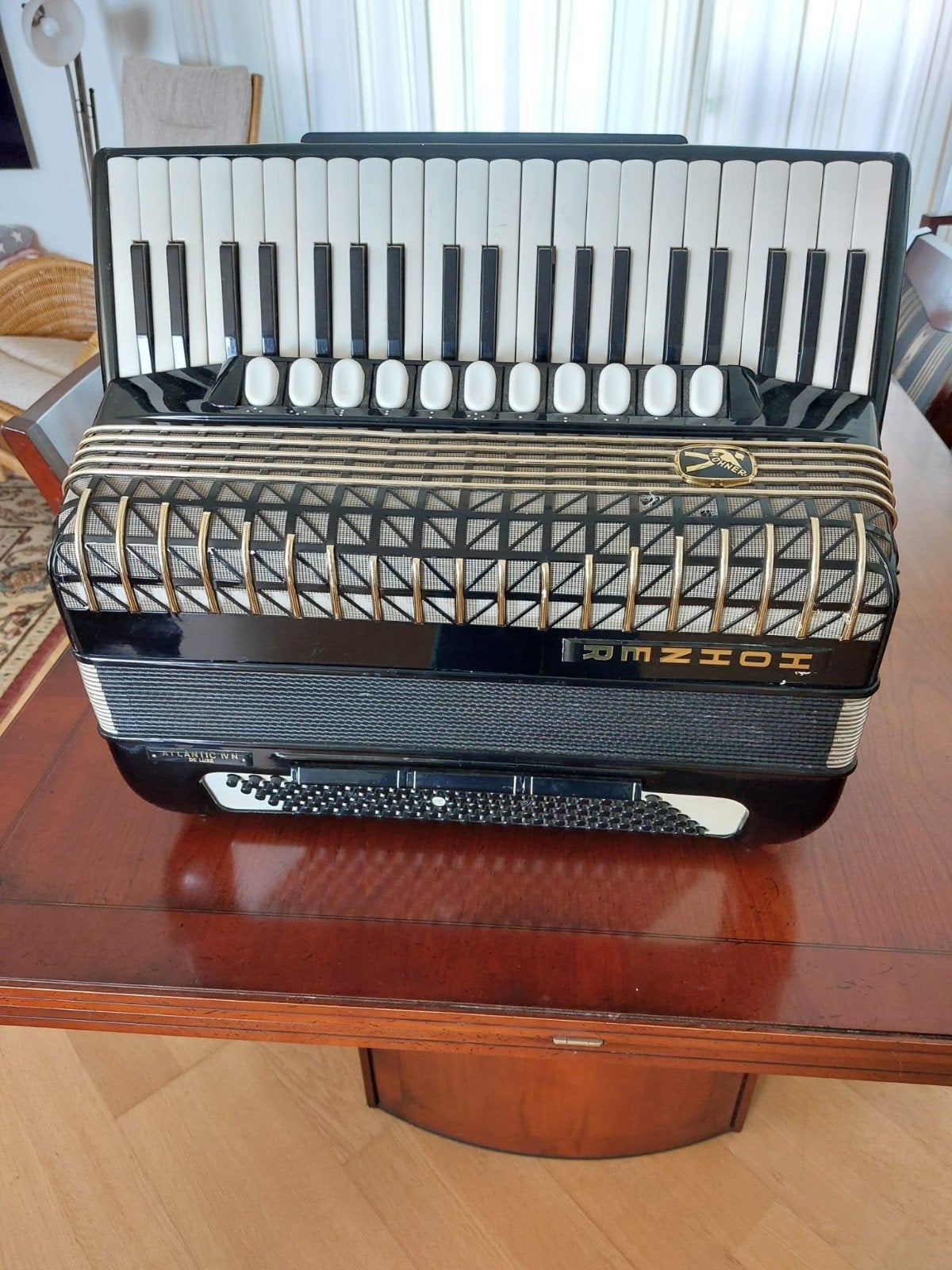 Accordeon hohner, Muziek en Instrumenten, Accordeons, Ophalen, Gebruikt, 120-bas, Overige merken