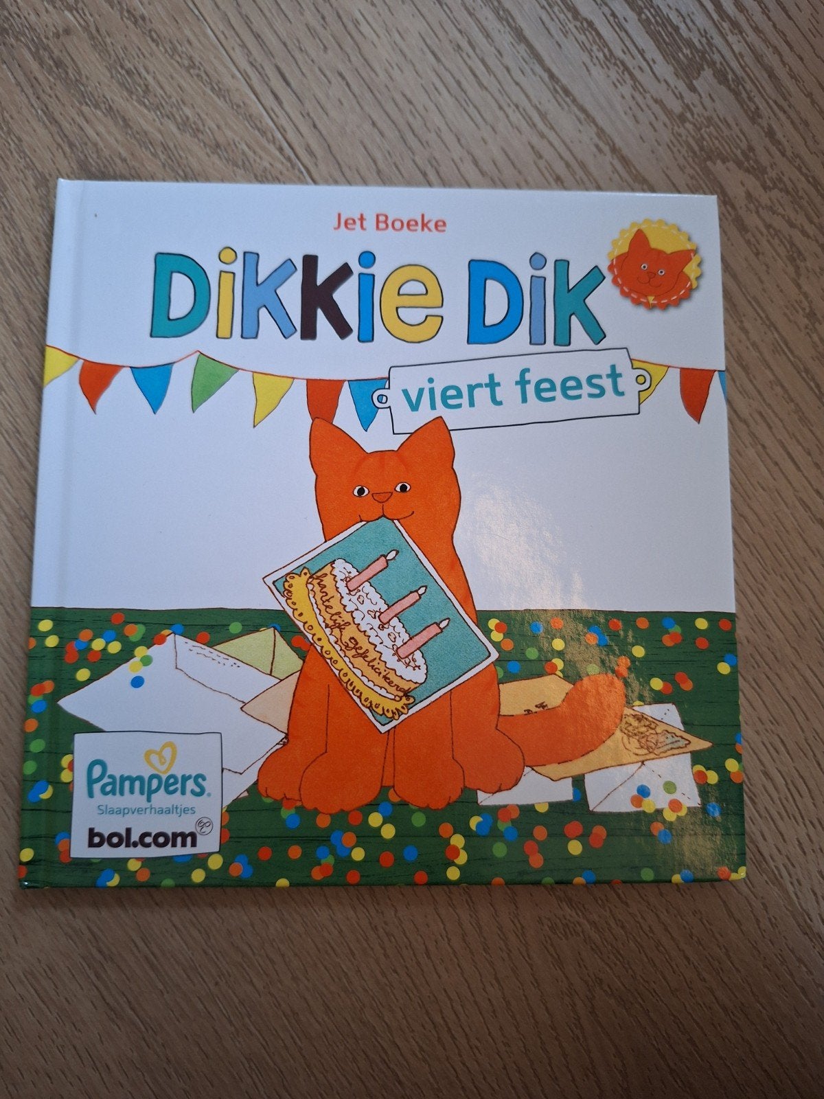 Dikkie Dik viert feest - Jet Boeke, Ophalen of Verzenden, Zo goed als nieuw, Jet Boeke, 2 tot 3 jaar