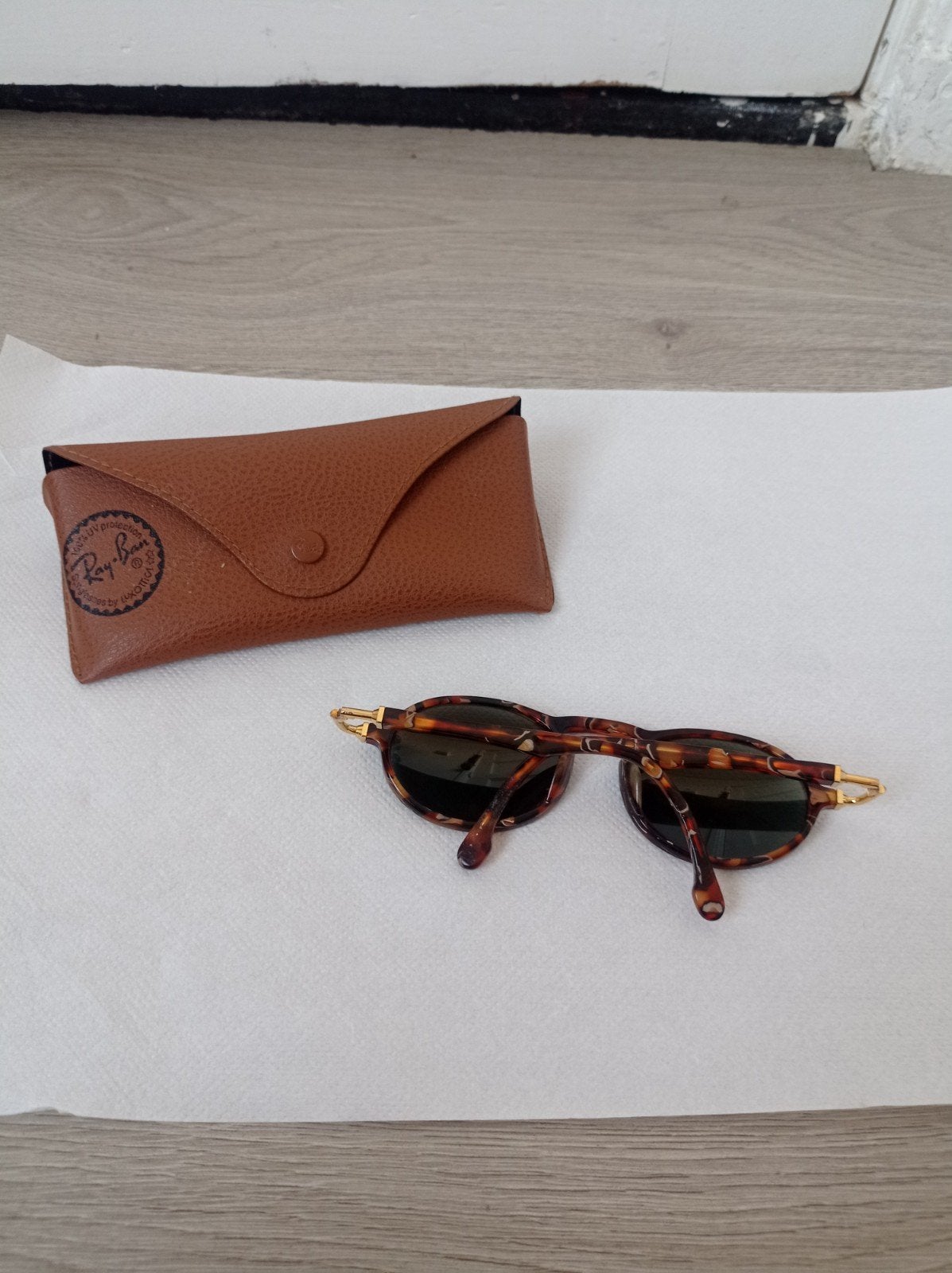B&L Ray Ban Gatsby Dlx Style 1 W1524 licht, Ophalen of Verzenden, Groen, Ray-Ban