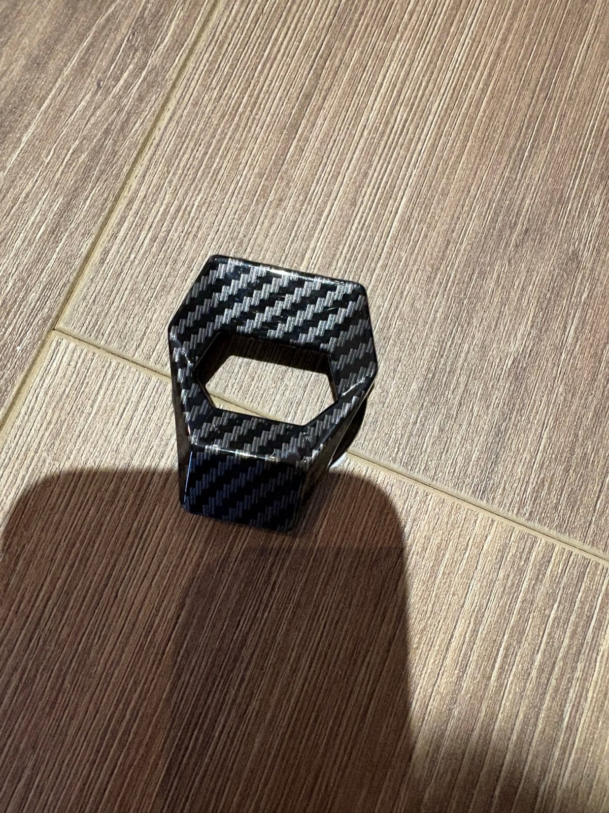 BMW Start/Stop Knop Cover Carbon Fiber met Metalen Ring, Ophalen of Verzenden, Nieuw
