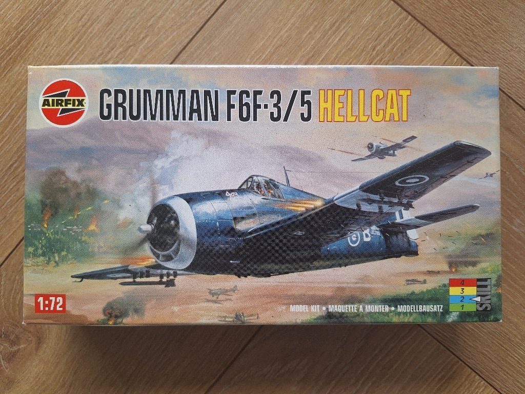 1:72 1/72 Airfix Grumman F6F-3/5 Hellcat (Sealed), Overige merken, 1:72 tot 1:144, Ophalen of Verzenden, Zo goed als nieuw
