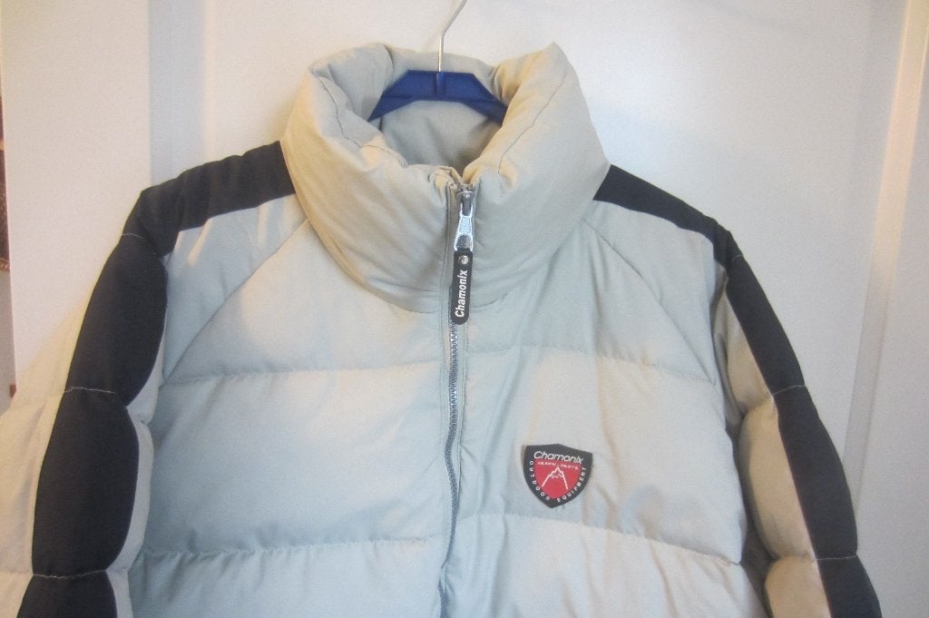 Chamonix donzen  dames winterjas - maat L - XL, Kleding | Dames, Chamonix, Beige, Maat 46/48 (XL) of groter, Ophalen of Verzenden