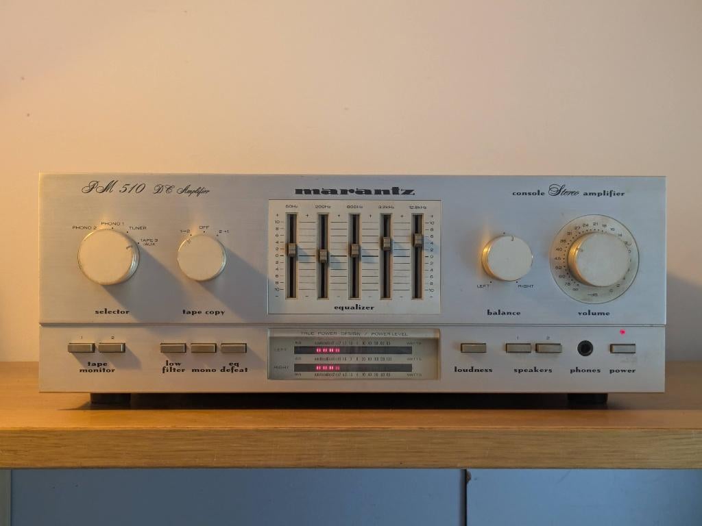 Marantz PM510 DC, Gebruikt, 60 tot 120 watt, Stereo, Ophalen
