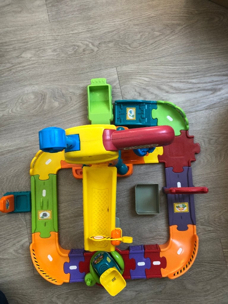 Toet Toet V-Tech bouwplaats incl. 1 toet toet auto', Ophalen of Verzenden, Gebruikt, 2 tot 4 jaar
