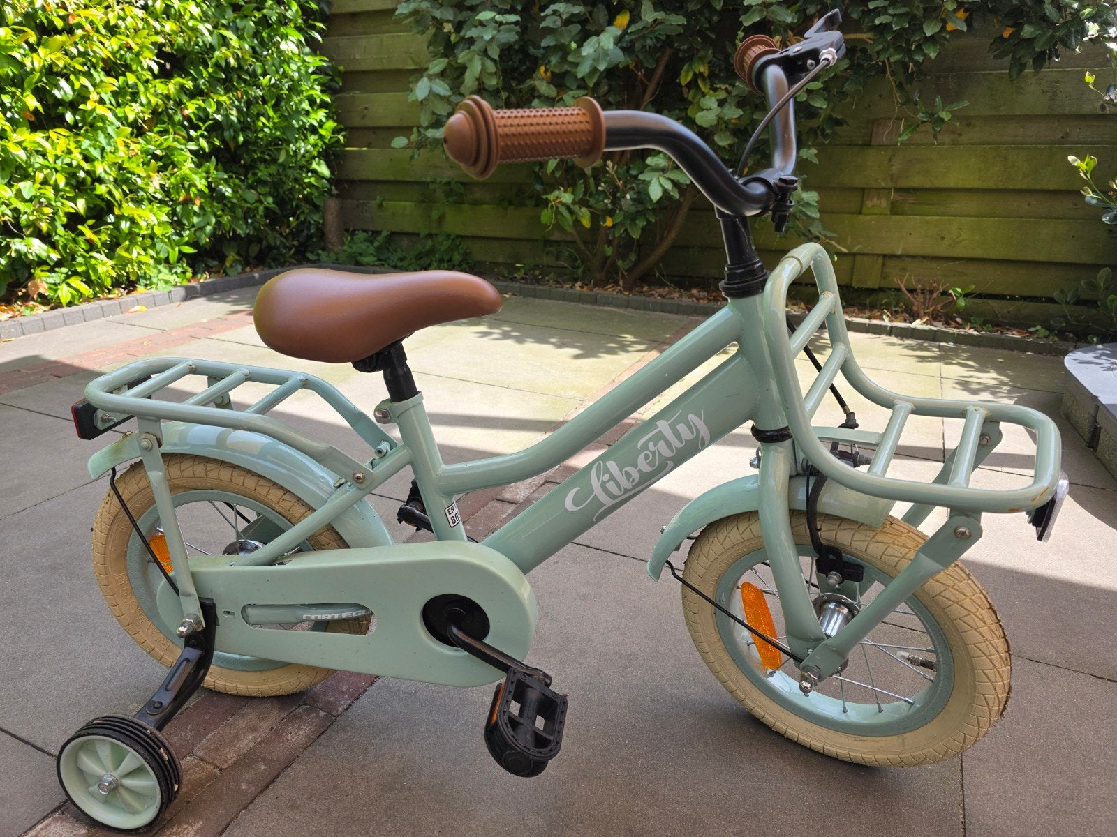Meisjesfiets Groen 12 inch, Fietsen en Brommers, Ophalen, Minder dan 16 inch
