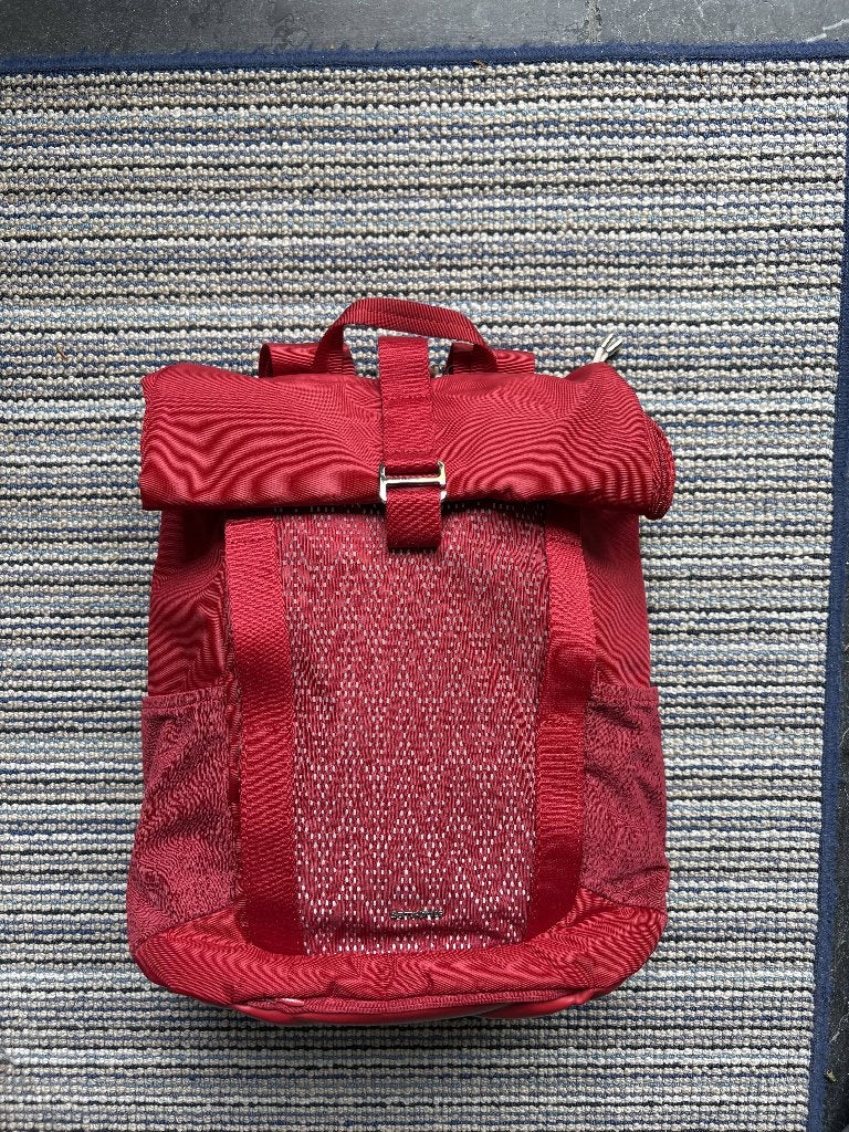 Rugzak Samsonite, Sieraden, Tassen en Uiterlijk, Tassen | Schoudertassen, Ophalen, Zo goed als nieuw, Rood, Overige merken