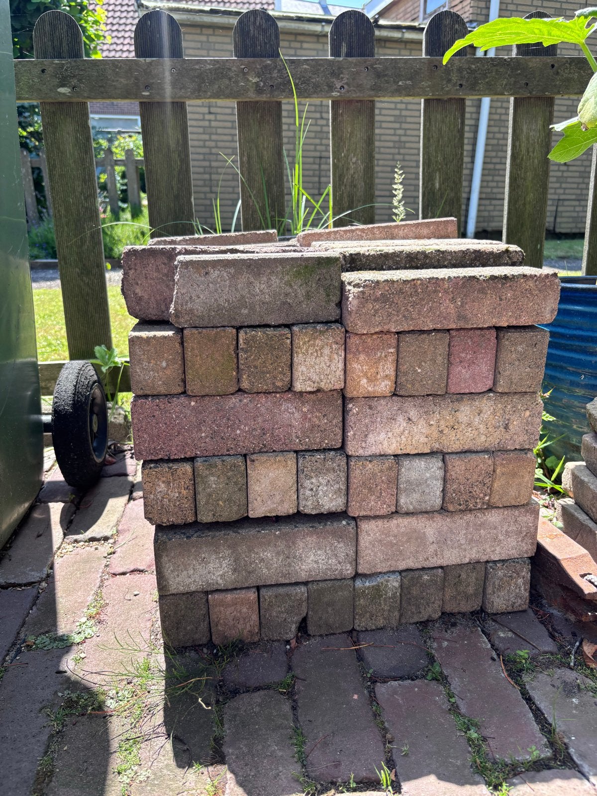 Gebruikte klinkers 20x5cm - diverse kleuren (GRATIS OPHALEN), Ophalen, Overige materialen, Gebruikt, 20 tot 40 cm