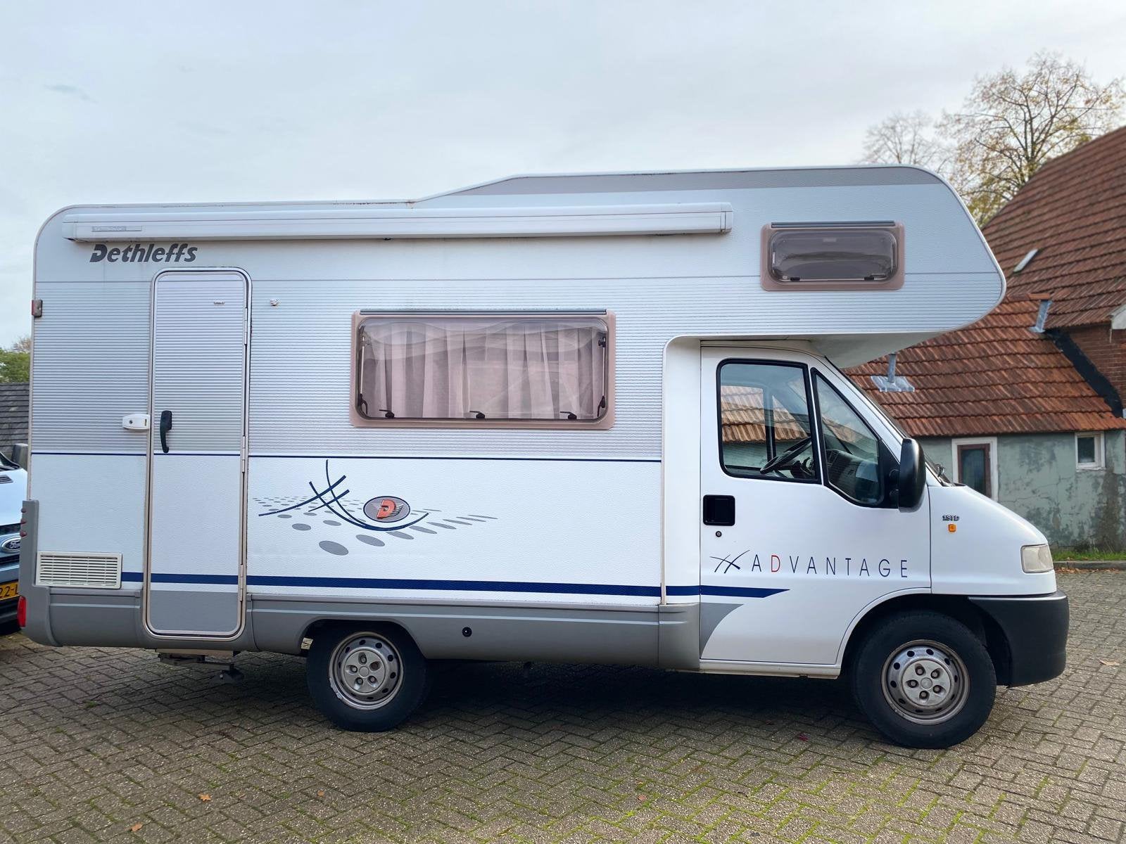 Dethleffs Advantage Globetrotter| 5 Persoons | Luifel, Ringverwarming, Fiat, Treinzit, Particulier