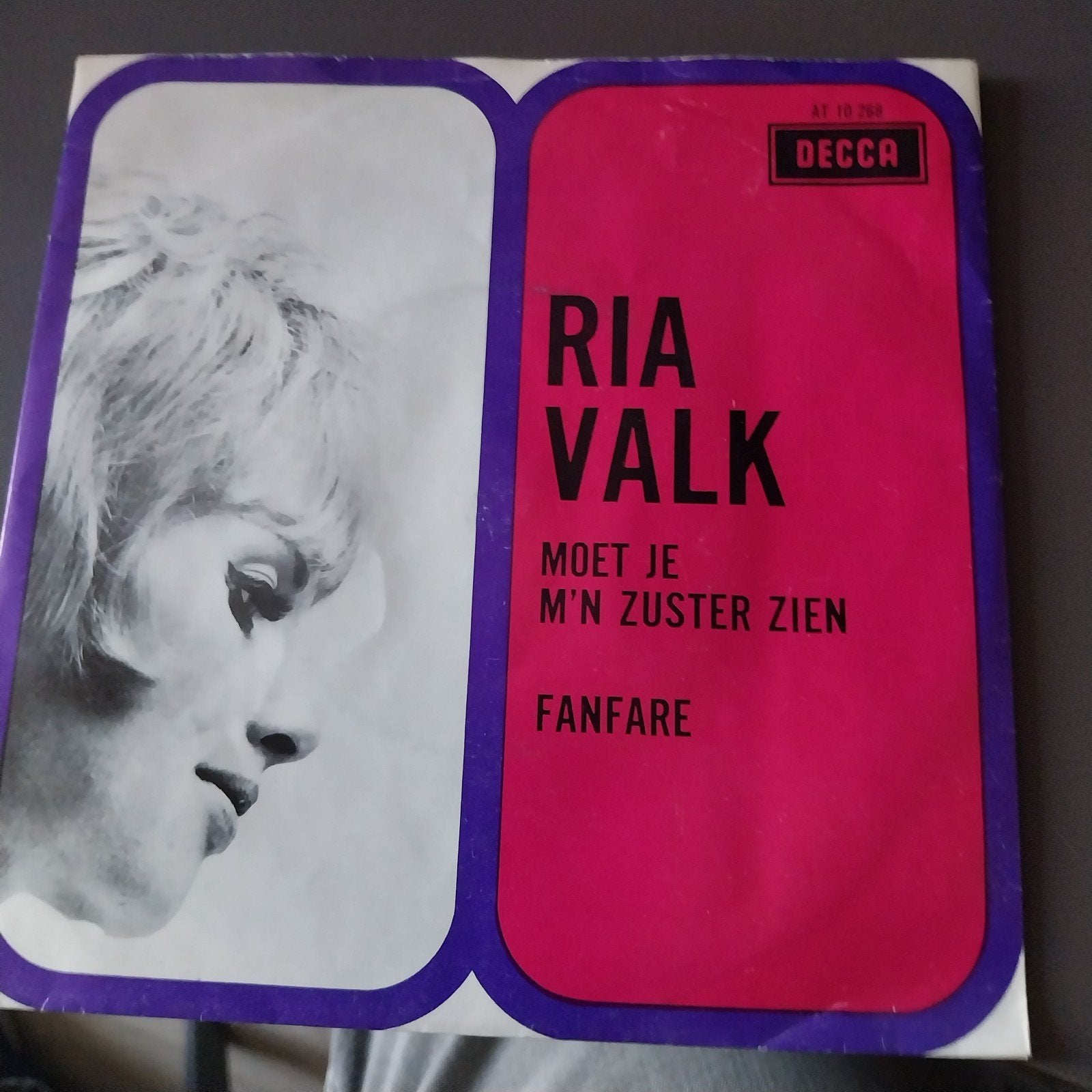 Ria Valk - Moet je m'n zuster zien / De Fanfare (Vinyl), Gebruikt, 7 inch, Ophalen of Verzenden, EP