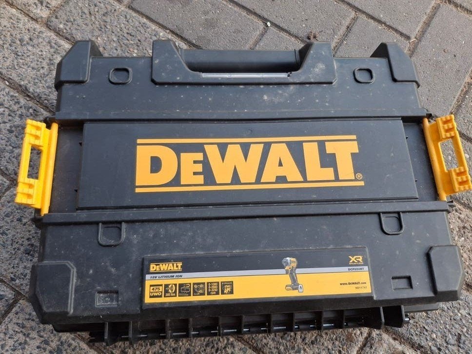 DeWalt XR DCF850 Gereedschapskoffer met Handleiding, Ophalen, Gebruikt, Gereedschapsopslag, DeWalt