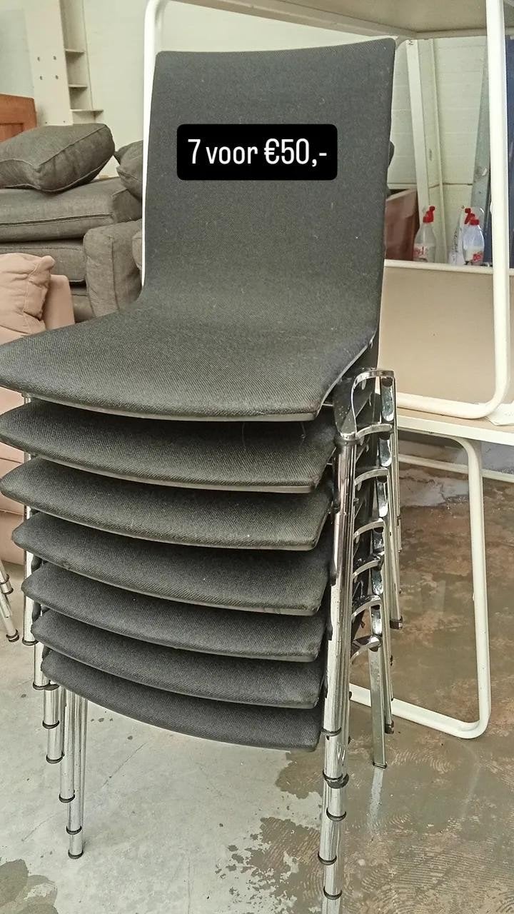 diversen stapelbare stoelen, Huis en Inrichting, Stoelen, Gebruikt, ., Ophalen of Verzenden, .