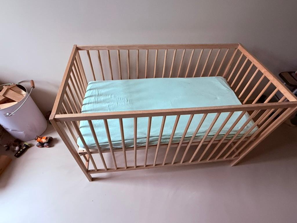 IKEA SNIGLAR ledikant 60x120 beuken, Ophalen, Gebruikt, Ledikant