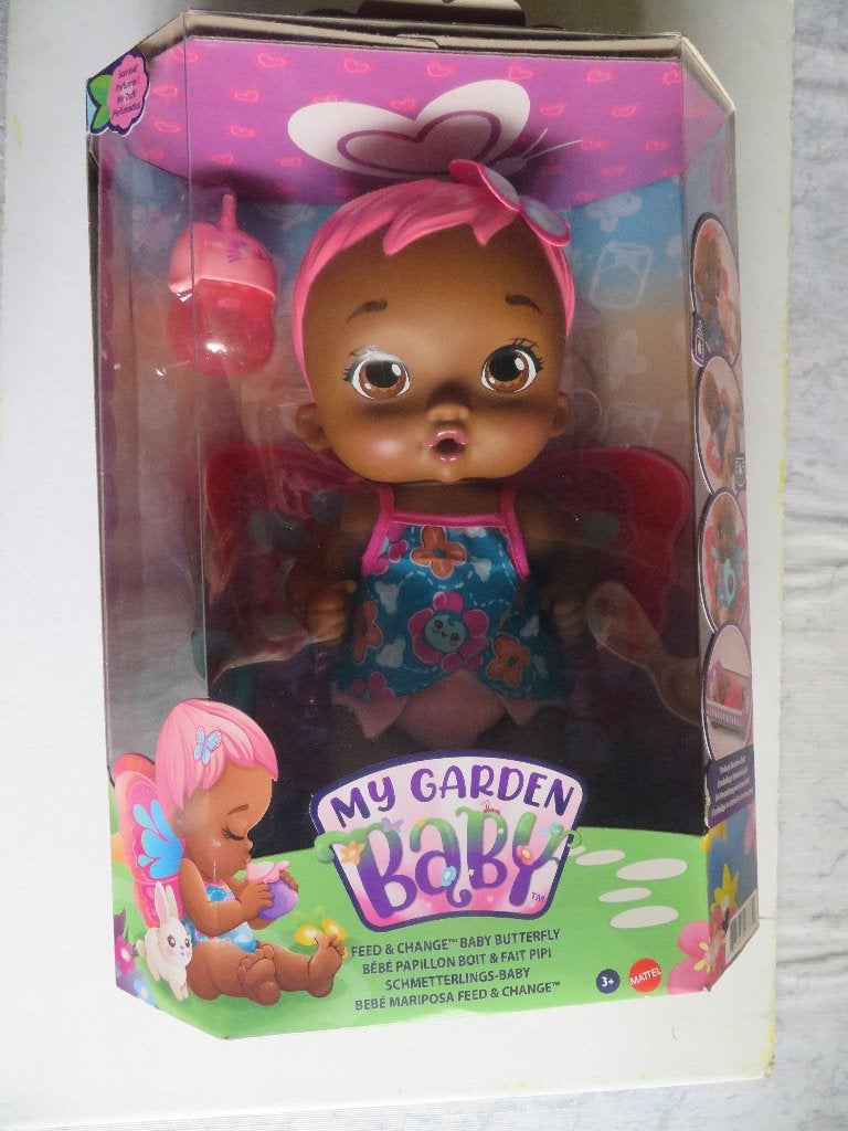 MY GARDEN BABY -- FEED &CHANGE -- BABY BUTTERFLY, Ophalen of Verzenden, Nieuw, Barbie