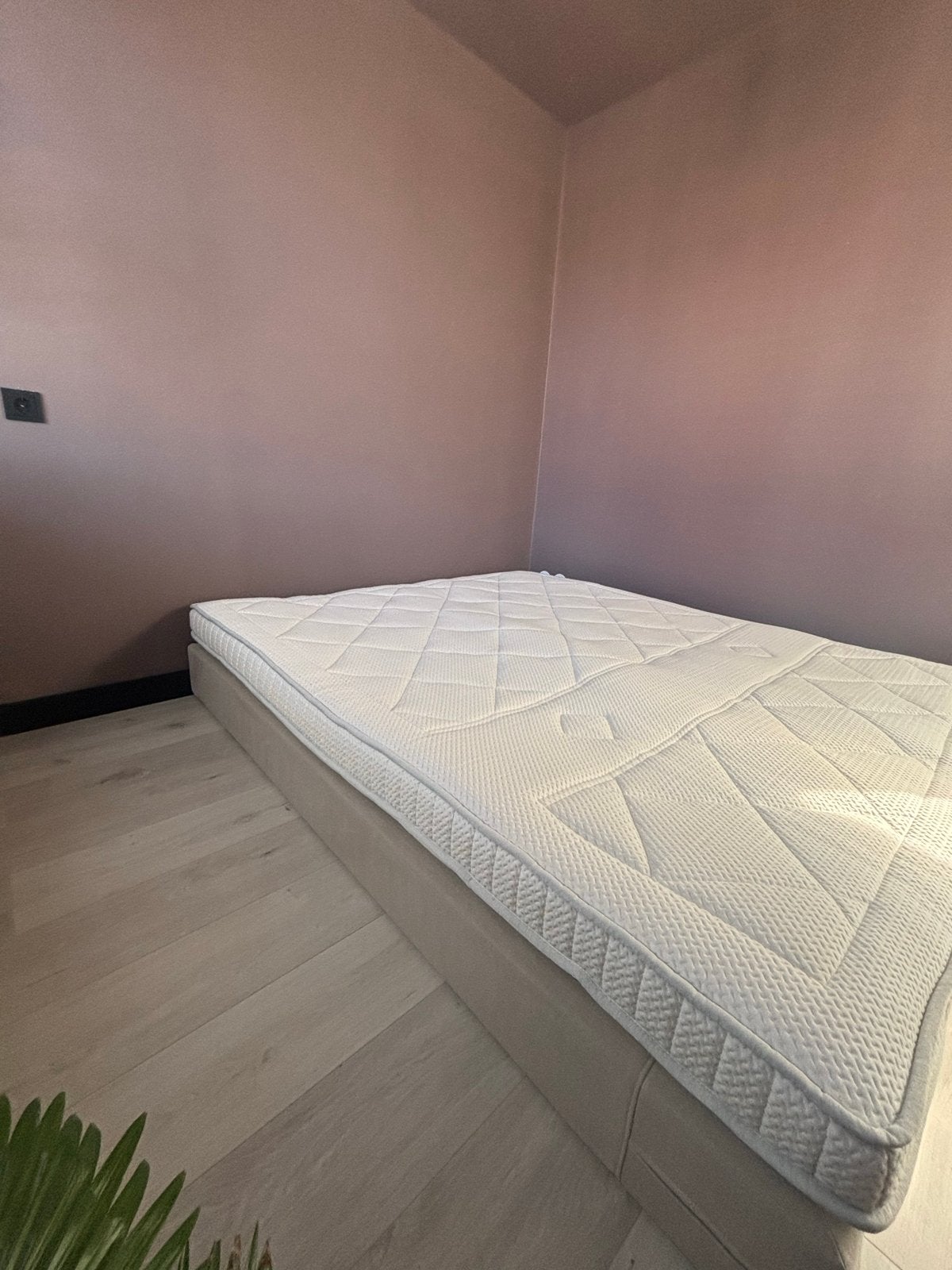 Complete bedset 2x pocket 500 matrassen + Swis Sense topper, Ophalen, 210 cm, Tweepersoons, Zo goed als nieuw