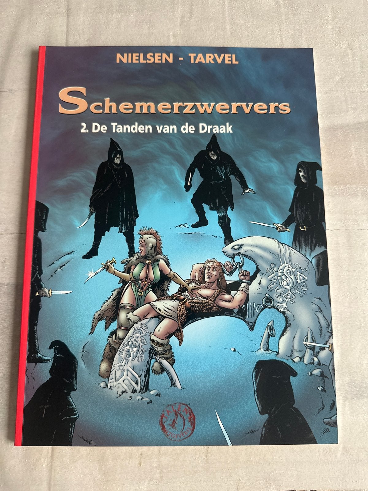 Schemerzwervers 2: De Tanden van de Draak - Stripboek, Boeken, Eén stripboek, Ophalen of Verzenden, Zo goed als nieuw