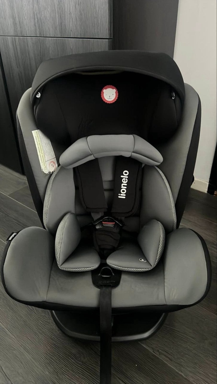 Lionelo bastiaan (916 murphy) autostoel 0-36 kg, Autogordel of Isofix, Gebruikt, 0 t/m 18 kg, Verstelbare rugleuning