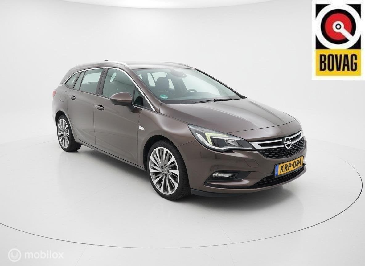 Opel Astra 1.4 2016 AUT/ACC/NAVI/18 INCH/KEYLESS/CARPLAY/APK, Gebruikt, 4 cilinders, Leder en Stof, 1250 kg