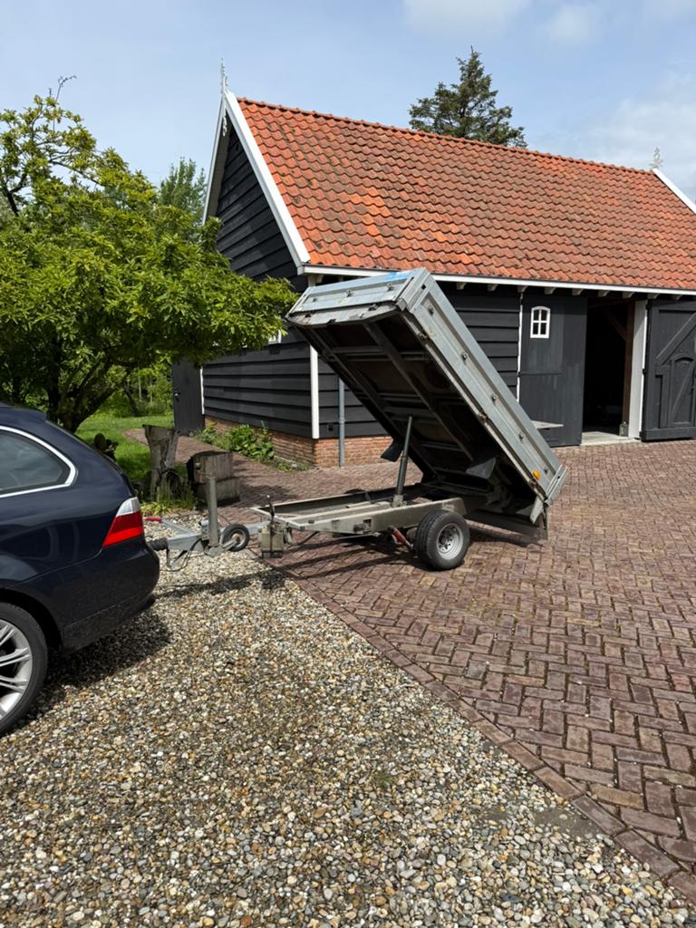 Geremde aanhanger, kipper / kiepwagen Humbaur, Ophalen, Gebruikt