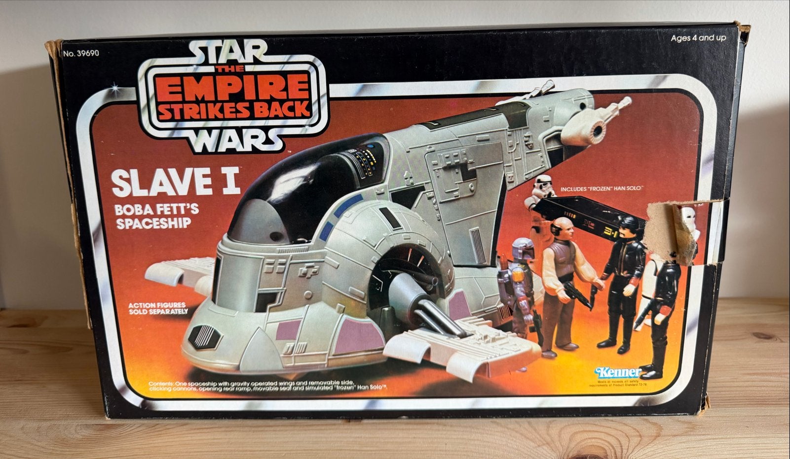 Star Wars Vintage 1980 - Slave I Compleet - MIB, Ophalen of Verzenden, Zo goed als nieuw, Actiefiguurtje