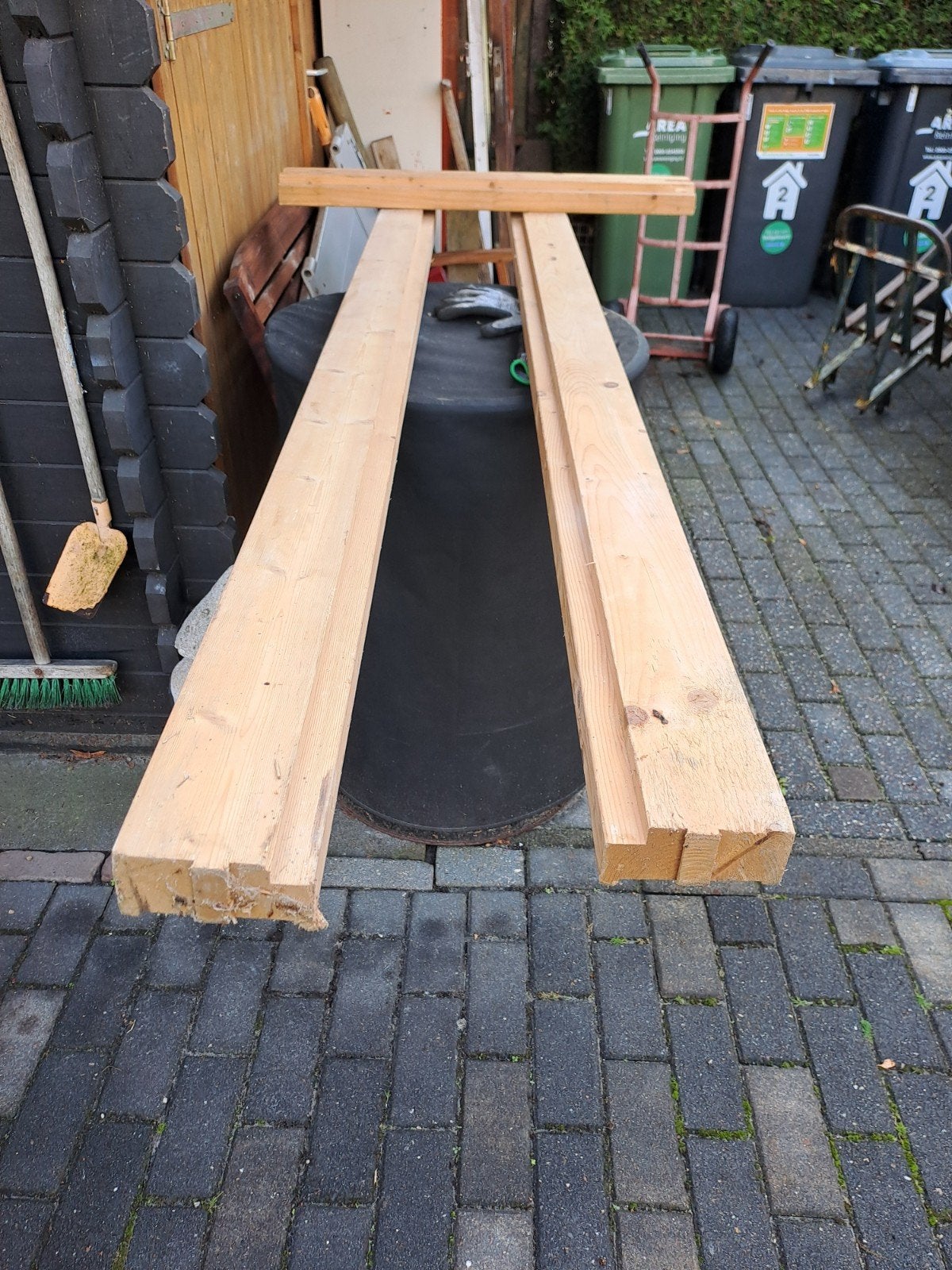 Deurkozijn  te koop, Ophalen, Nieuw, Minder dan 180 cm, Palen