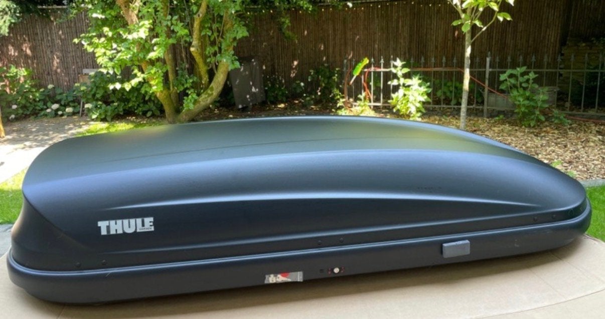 Te huur Thule Pacific L 780 Dakkoffer/Skibox 420L te huur, Auto diversen, Ophalen of Verzenden, Zo goed als nieuw