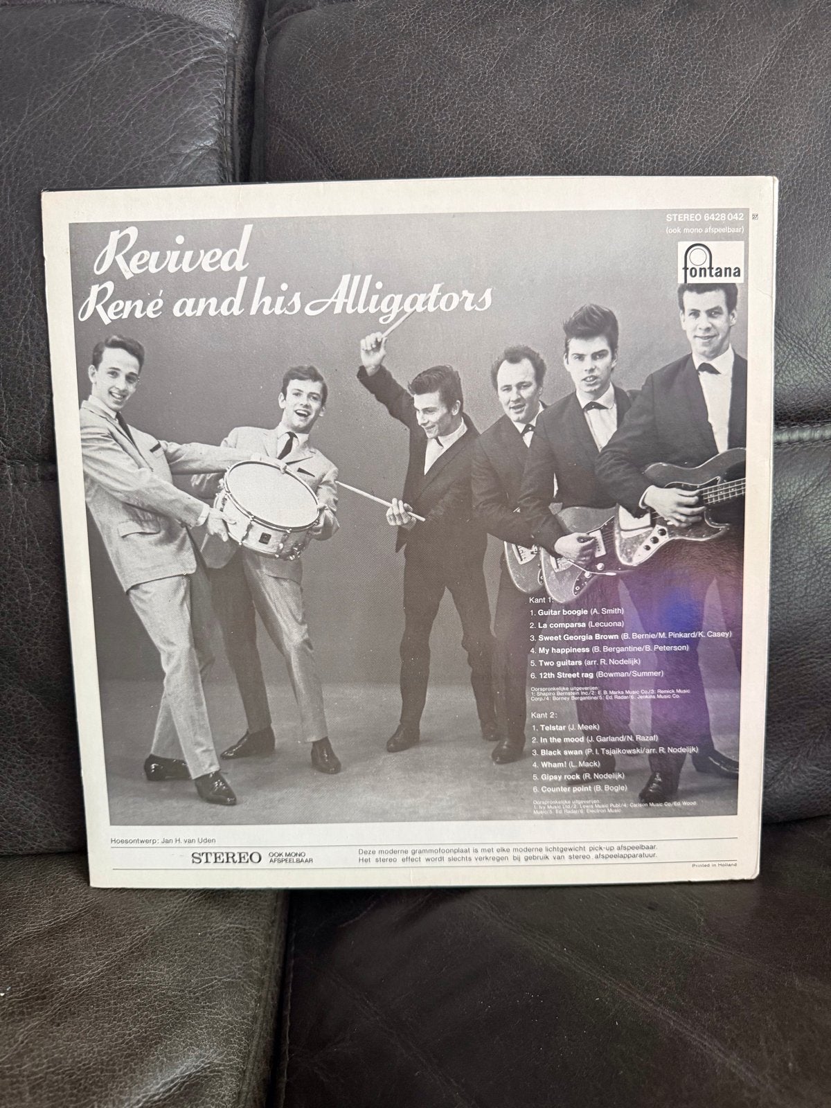 René and his Alligators - Revived (LP), LP, Rock, Gebruikt, Originele persing