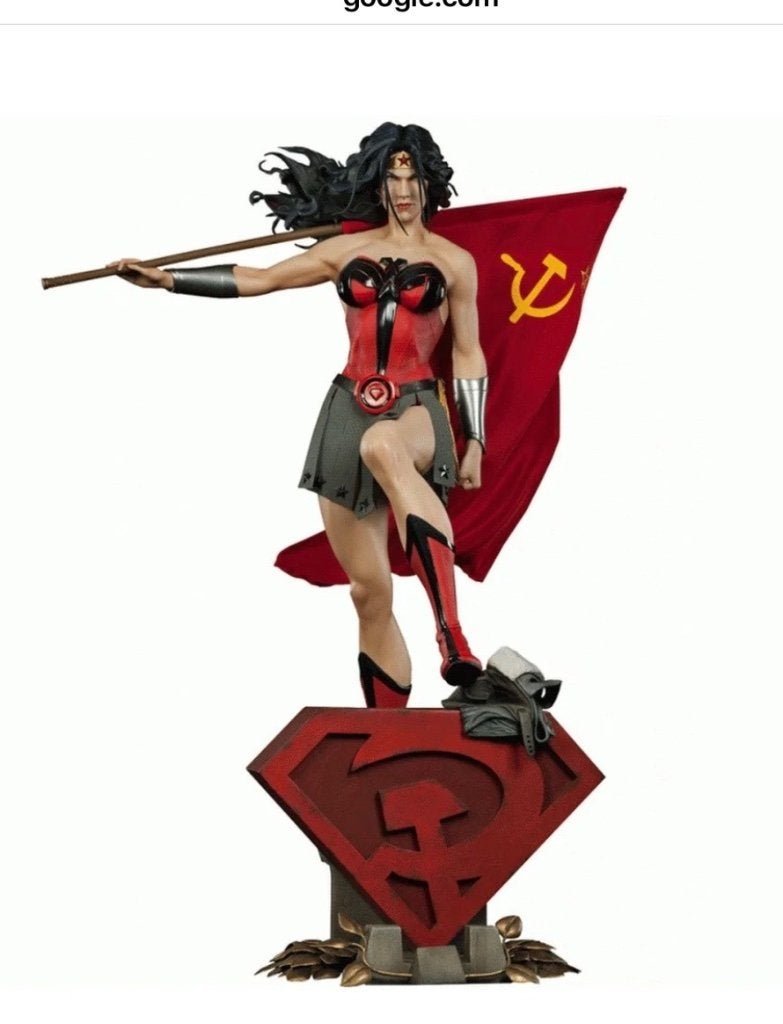 Sideshow Wonder woman rusland premium, Ophalen, Zo goed als nieuw, Overige typen