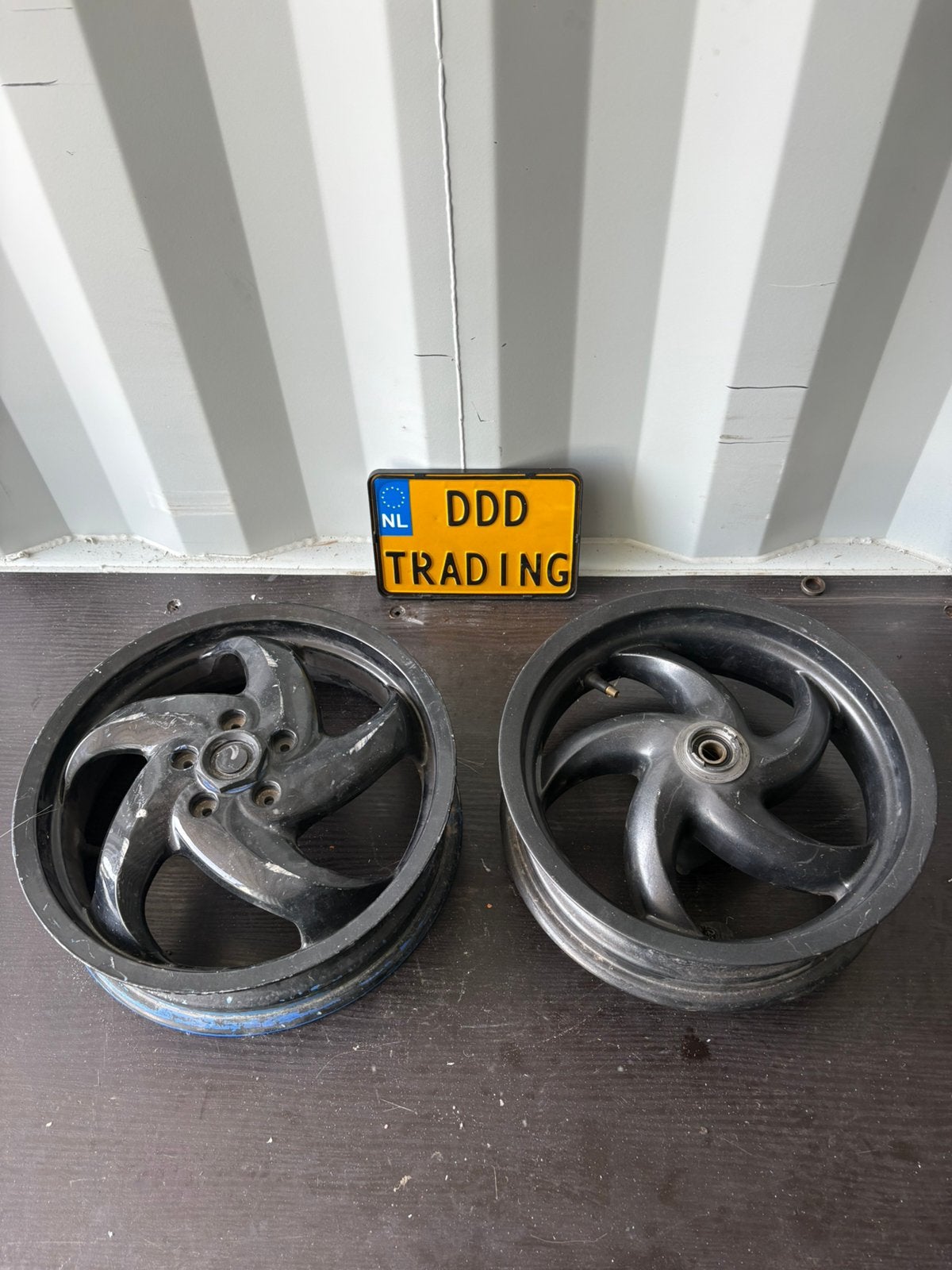 Dubbeldisk velgenset gilera runner 125 180, Ophalen of Verzenden