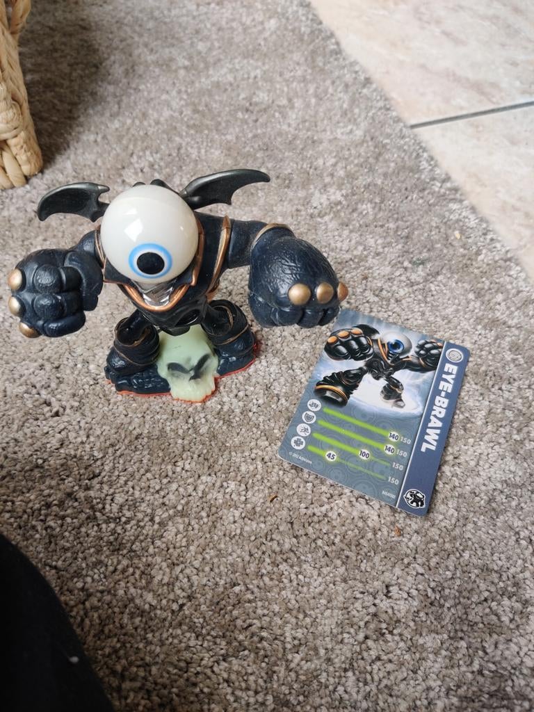 Skylanders Eye-Brawl met Kaart - Giants Figuur, Ophalen of Verzenden, Zo goed als nieuw