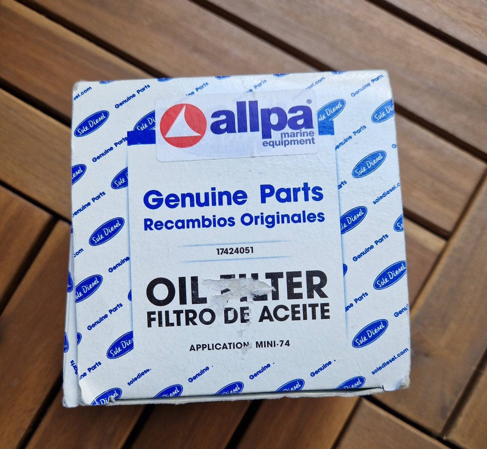 Solé Diesel Oliefilter 17424051 voor MINI-74 motoren, Ophalen of Verzenden, Nieuw