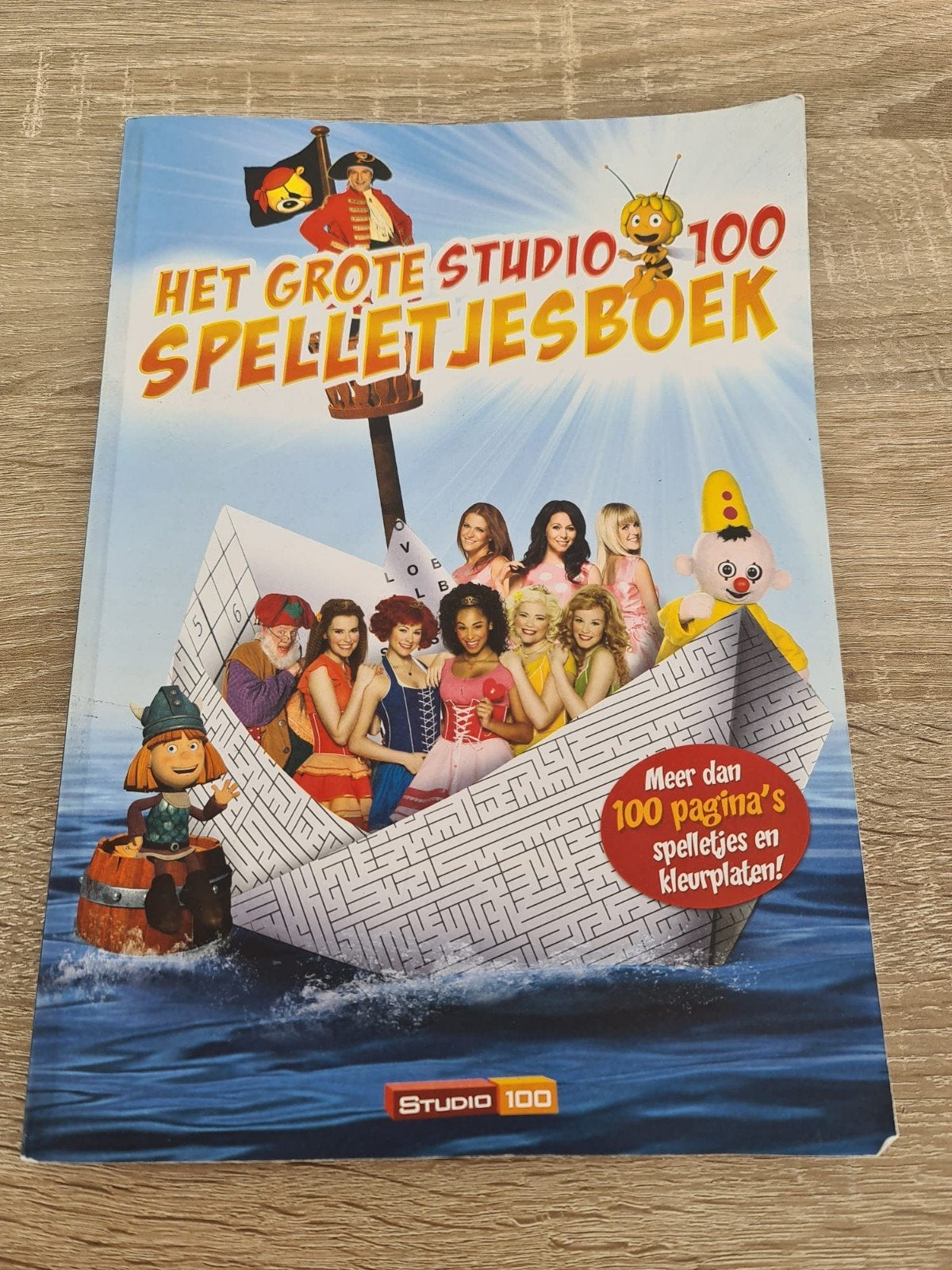 Het Grote Studio 100 Spelletjesboek Z.G.A.N allerlei thema's, Boeken, Ophalen of Verzenden, Zo goed als nieuw, Studio 100, Non-fictie