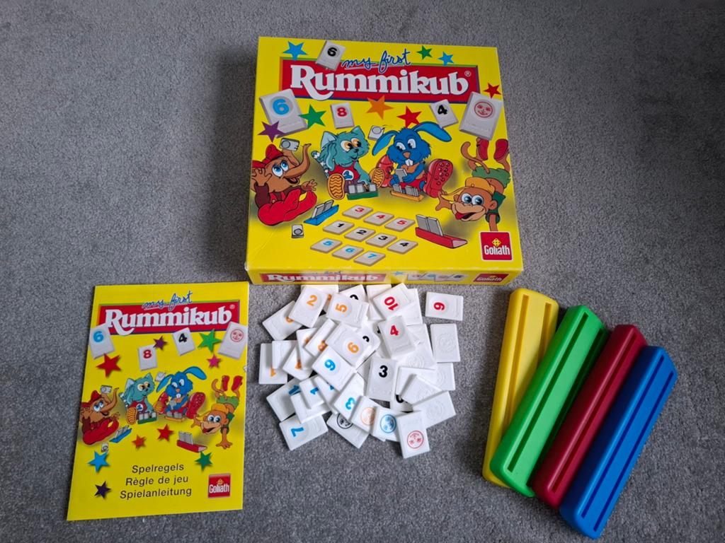Rummikub Junior/My first Rummikub - Compleet familiespel!!, Een of twee spelers, Ophalen, Zo goed als nieuw, Goliath