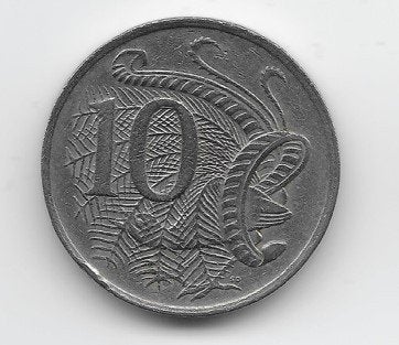 Australië 10 cents 1971 KM# 65, Verzenden, Losse munt