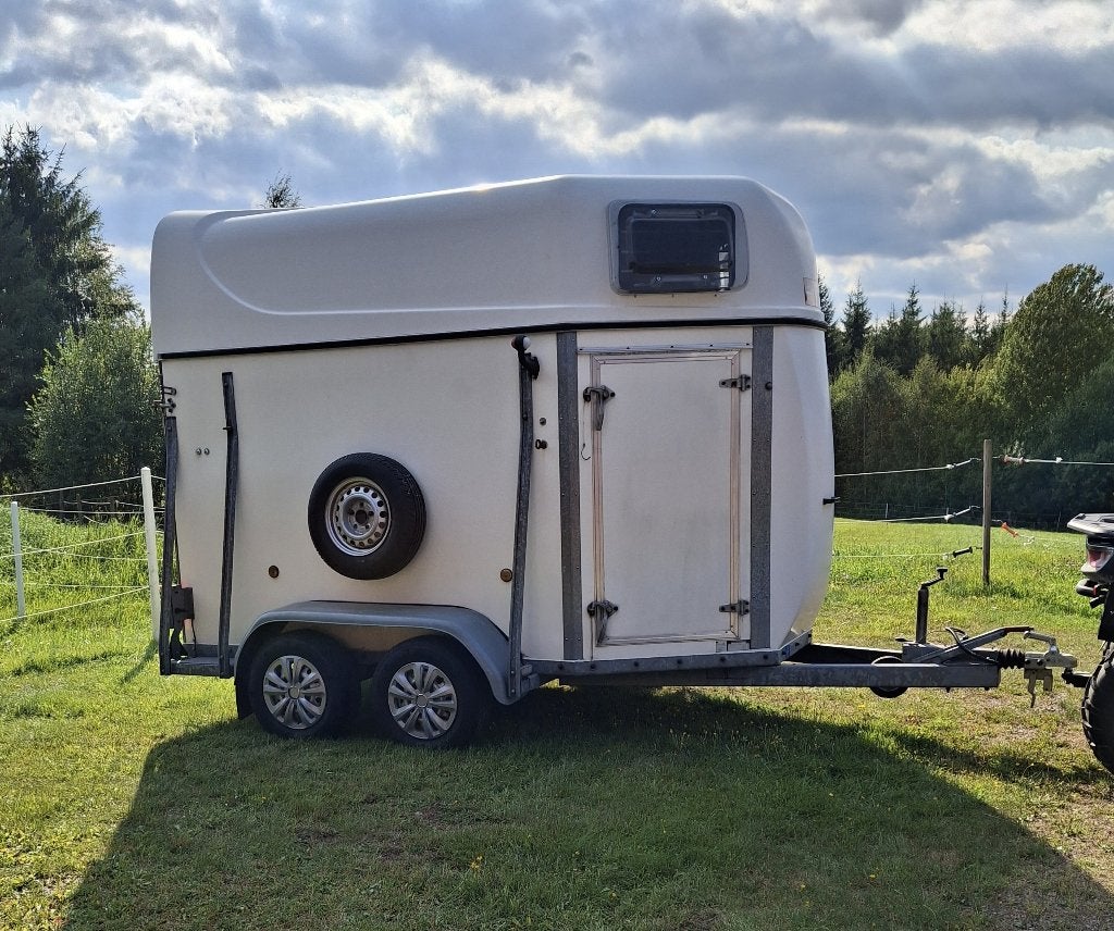 Paardentrailer Westeria 2 paards, Ophalen, Gebruikt, Hout, 2-paards trailer