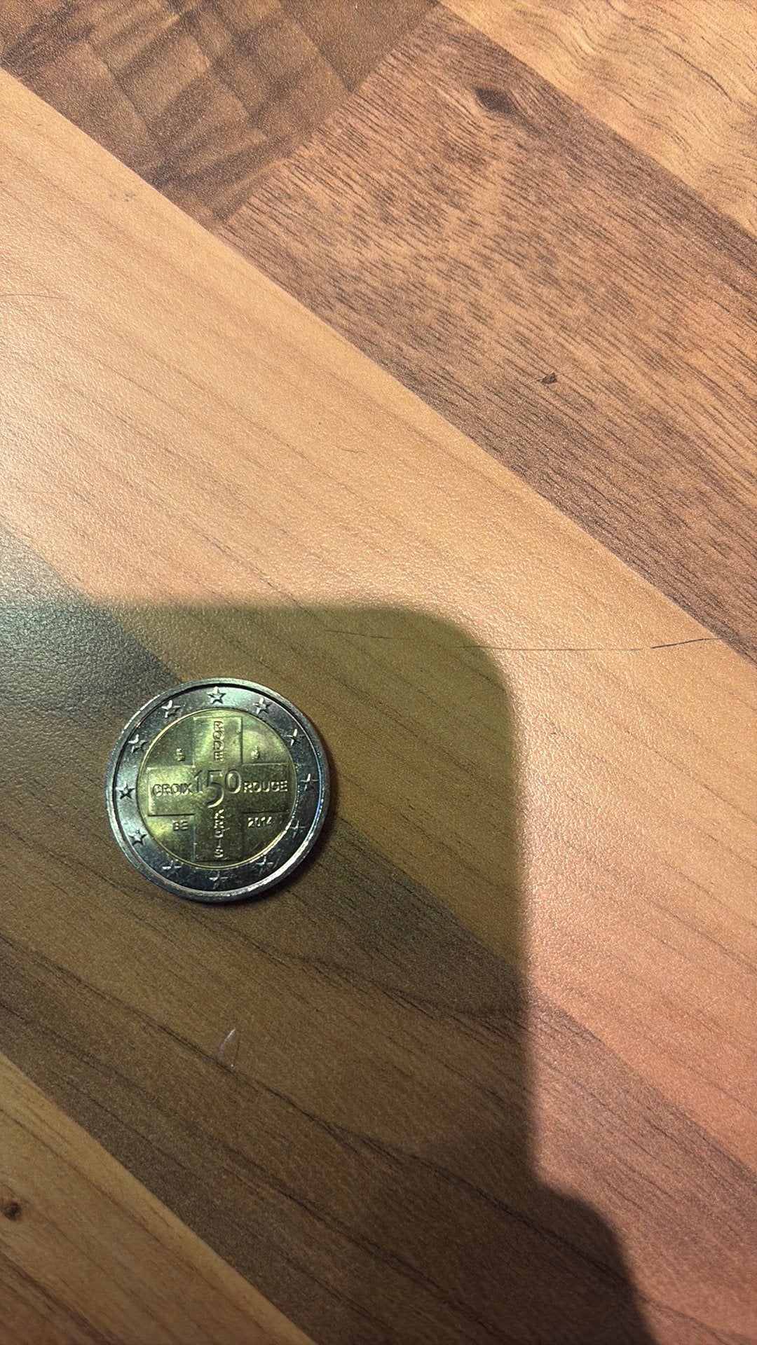 2 euromunt 150 jaar belgisch rode kruis, Ophalen of Verzenden, België, 2 euro