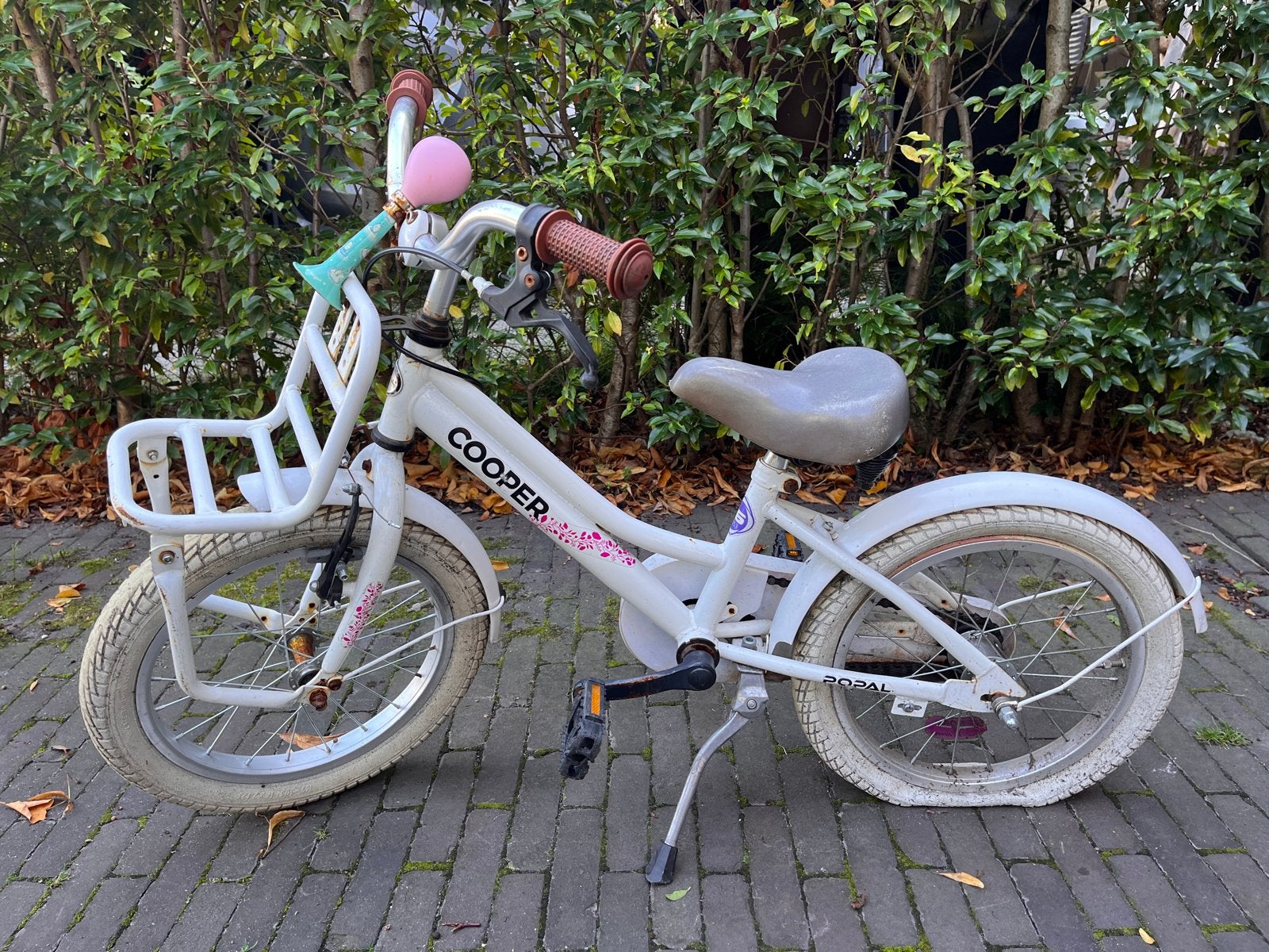Kinderfiets Cooper Popal 16 inch - Opknapper, Ophalen, Gebruikt, Terugtraprem, 16 tot 20 inch