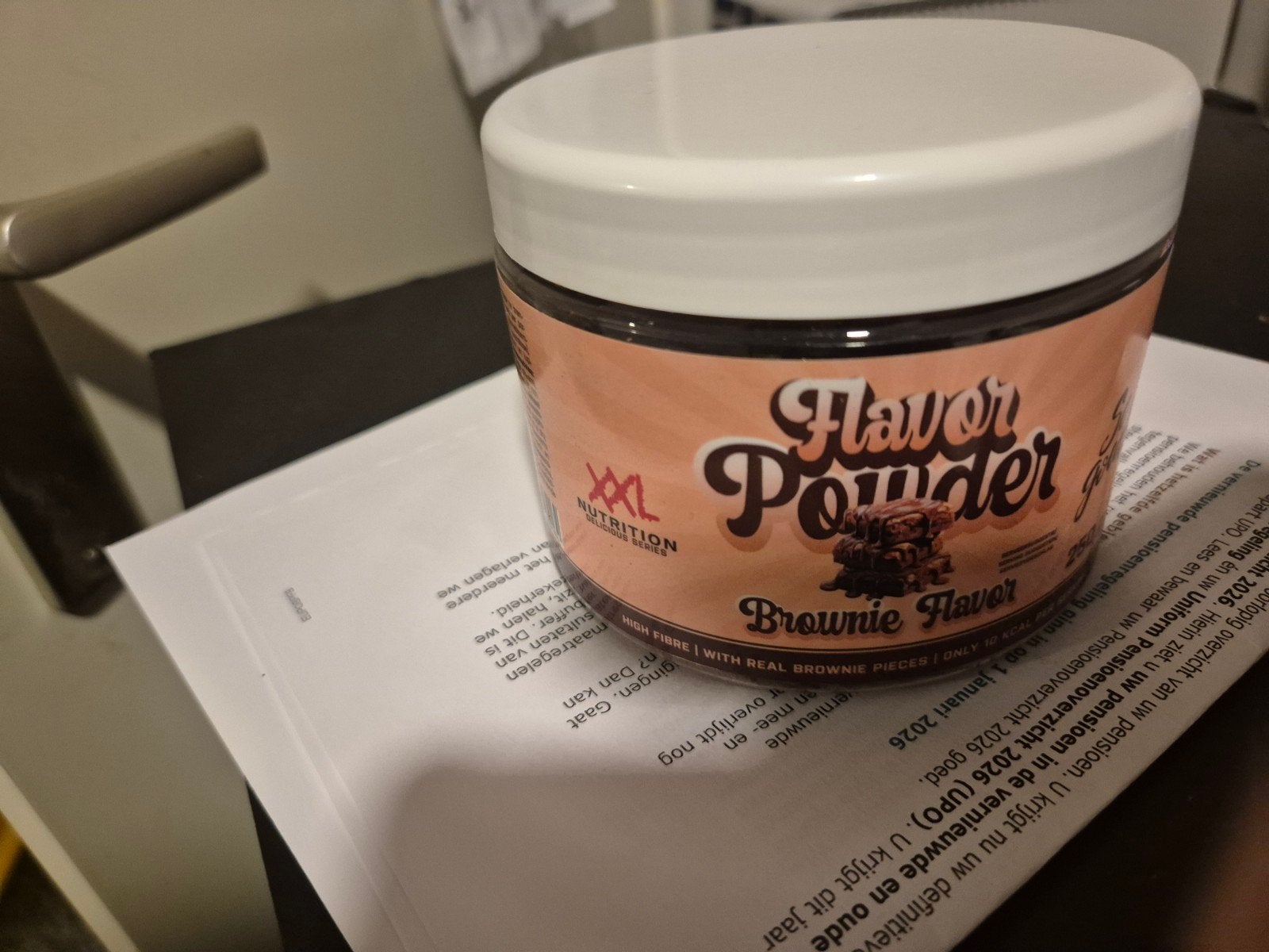 XXL Nutrition Flavor Powder Brownie Smaak afdingen zinloos, Ophalen of Verzenden, Zo goed als nieuw, Poeder of Drank