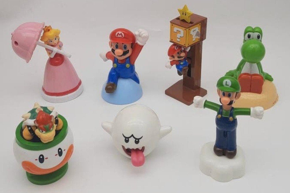 McDonalds 7 Verschillende Super Mario figuren uit 2016, Ophalen of Verzenden, Gebruikt
