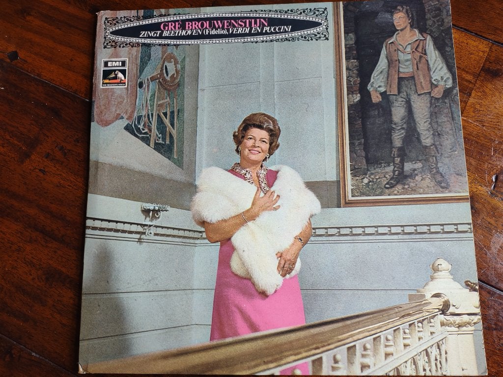 LP - Gré Brouwenstijn zingt Beethoven, Verdi en Puccini, Opera of Operette, Ophalen of Verzenden, Zo goed als nieuw, 12 inch
